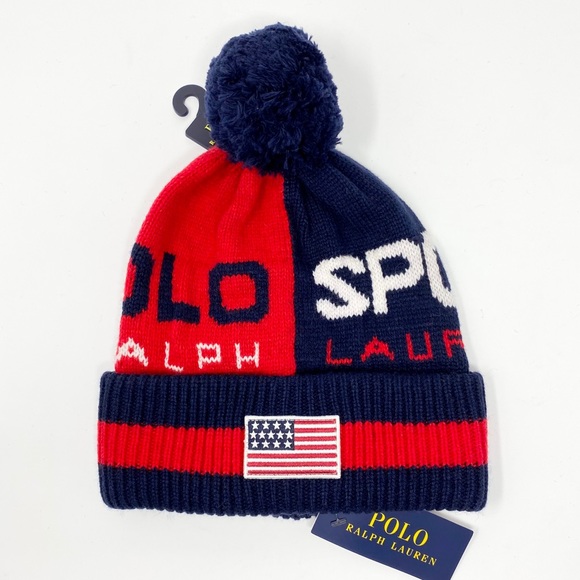 Polo Ralph Lauren Other - POLO RALPH LAUREN Polo Sport Knit Pom-Pom Hat
